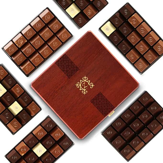 Luxurious box of handcrafted Zchocolat chocolates