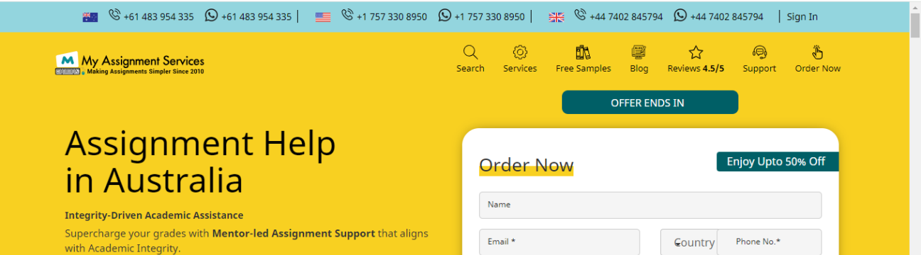 My Assignment  Services
