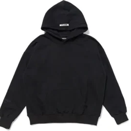 essentials hoodie black