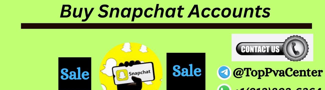 Buy Snapchat  Accounts